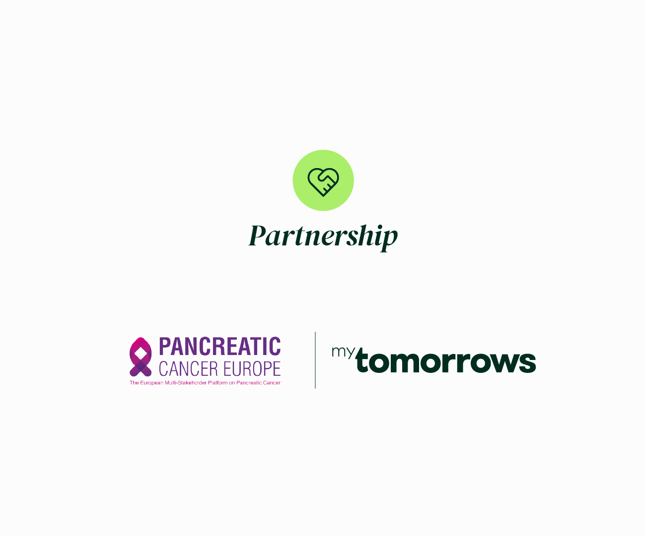 myTomorrows and Pancreatic Cancer Europe Partnership